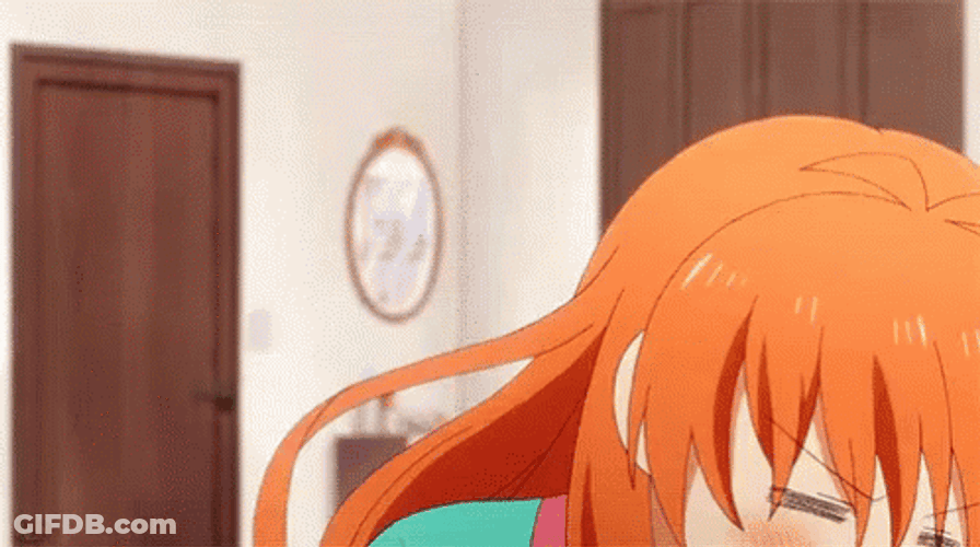 Big Sigh Grumpy Girl GIF