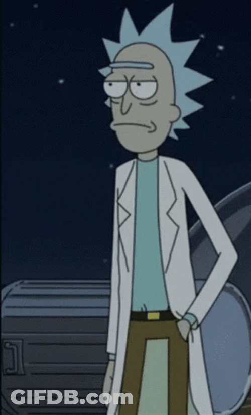 Big Sigh Rick Sanchez GIF