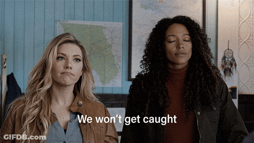 Big Sky Jenny Cassie We Wont Get Caught GIF