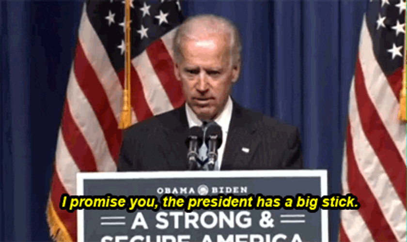 Big Stick Joe Biden GIF