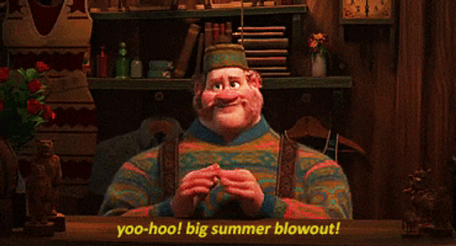 Big Summer Sale Frozen Oaken GIF