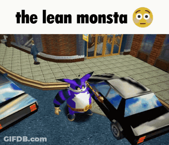 Big The Cat Lean Monsta GIF