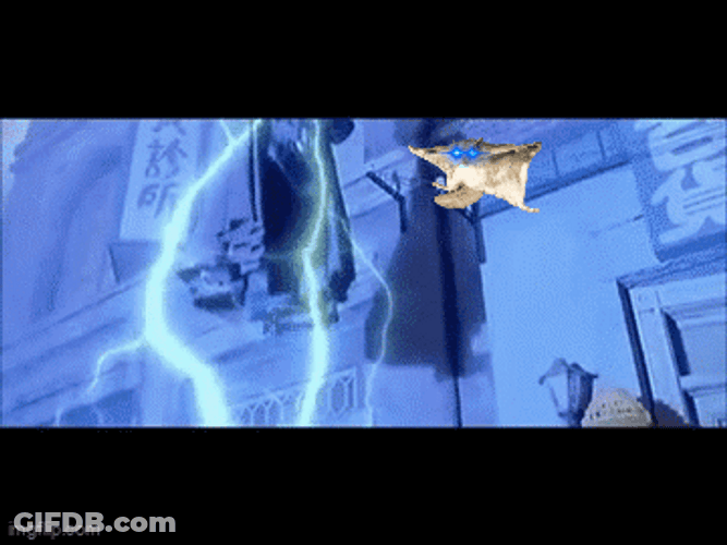 Big Trouble In Little China Lightning Descending GIF