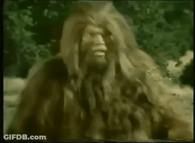Bigfoot Angry Expression GIF