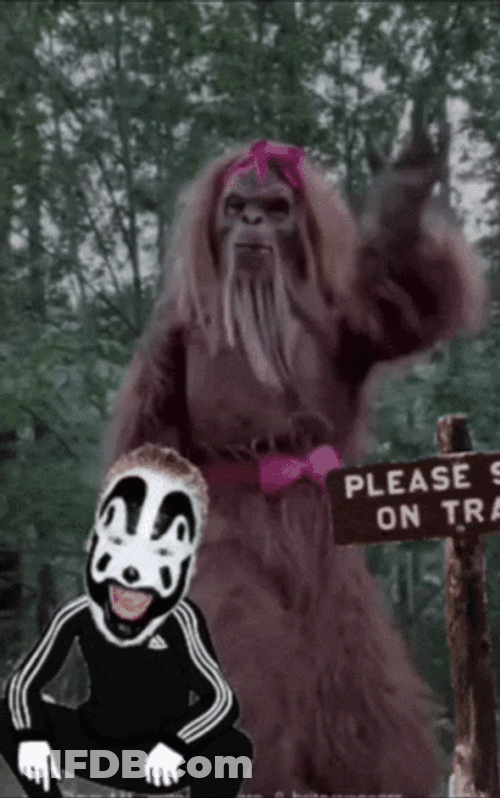 Bigfoot Lady Dancing Hard GIF