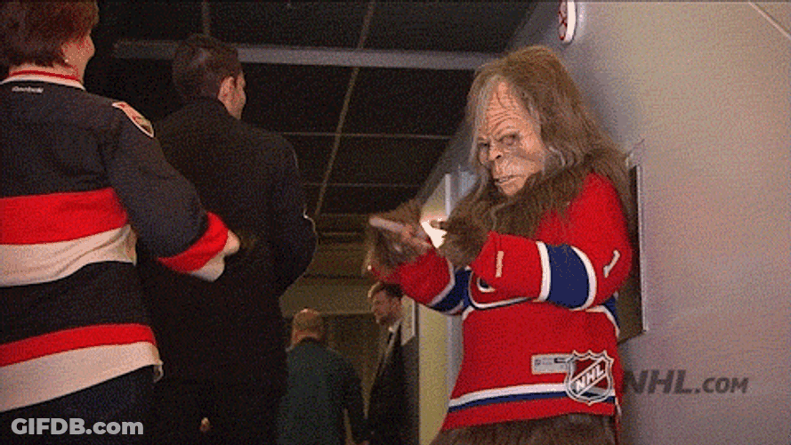 Bigfoot Montreal Canadiens Dancing GIF