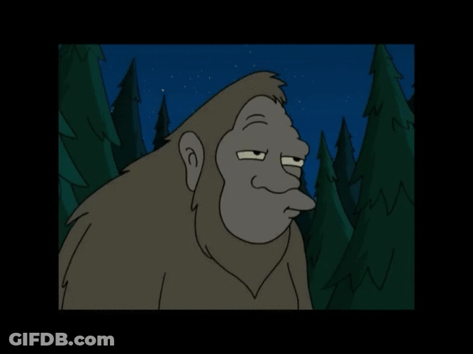 Bigfoot Nodding Animation GIF