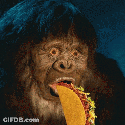Bigfoot With Beard On Couch Saying Thanks Again GIF