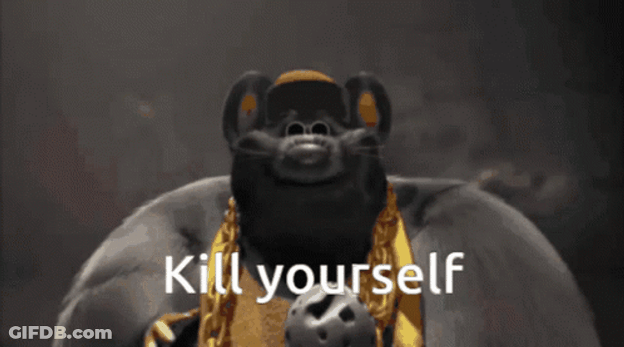 Biggie Cheese Kill Yourself GIF