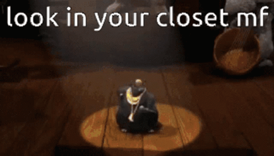 Biggie Cheese Look In Your Closet GIF