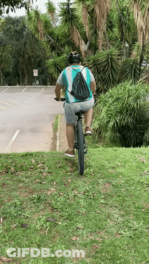 Bike Epic Fail Slipped GIF