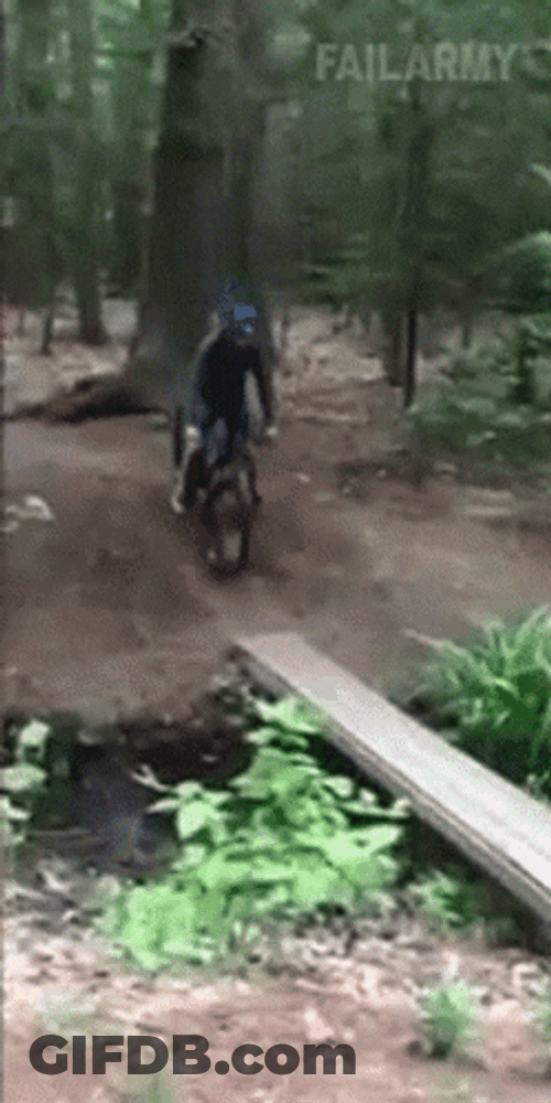 Bike Riding Mountain Bike Fail GIF