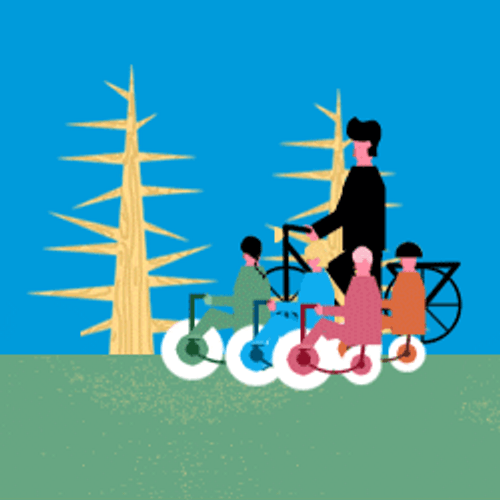 Bike Riding With Kids GIF