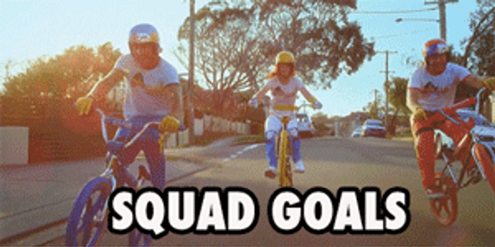 Bike Squad Goals GIF