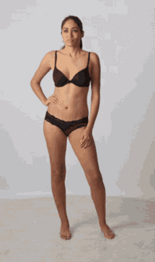 Bikini Model Indoor Shoot GIF