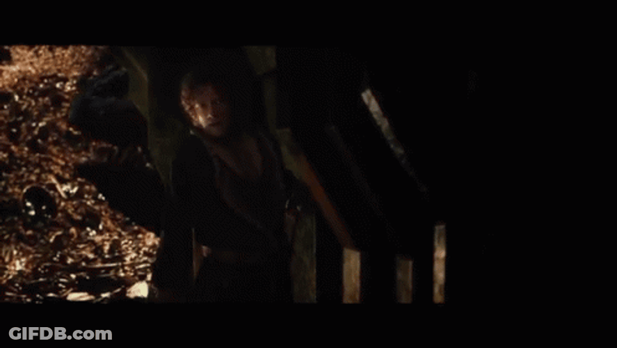 Bilbo Baggins Almost Caught By Smaug GIF