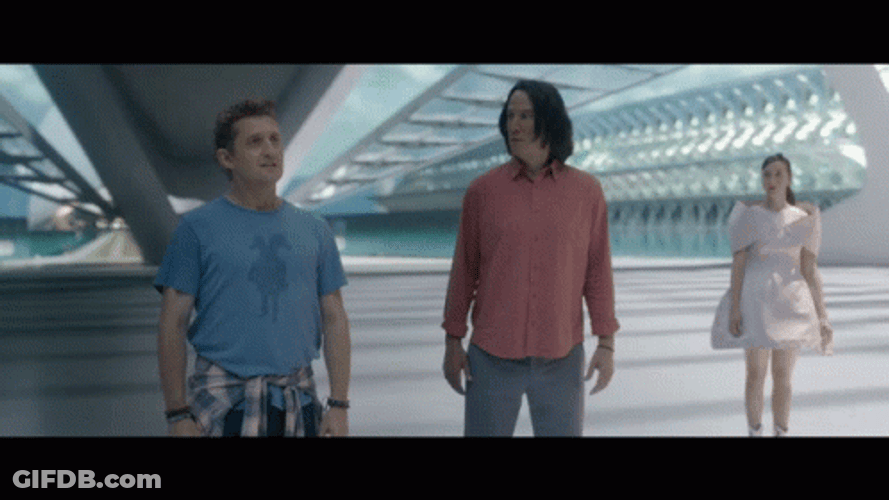 Bill And Ted Be Excellent To Each Other GIF