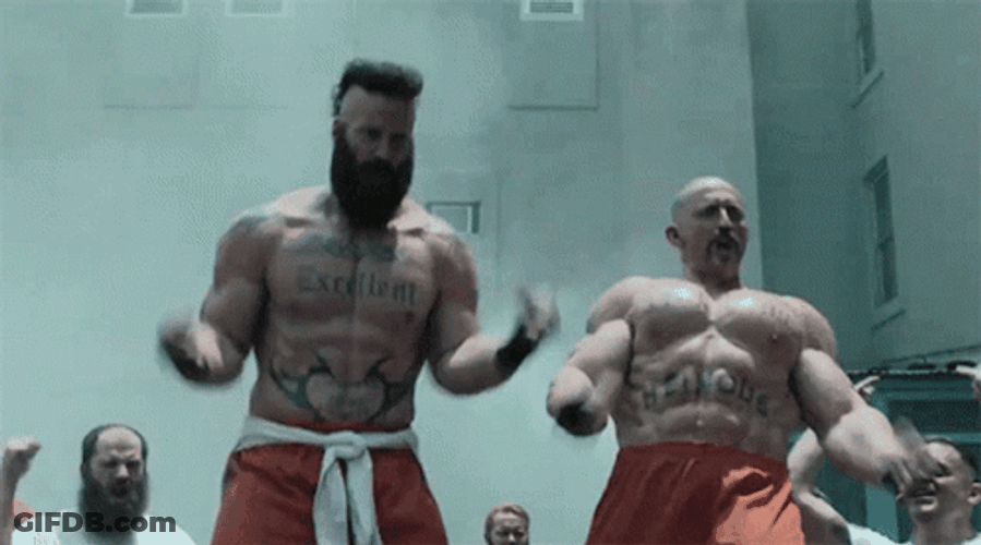 Bill And Ted Body Builder GIF