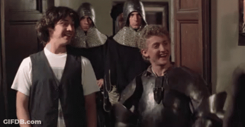 Bill And Ted Celebrate GIF
