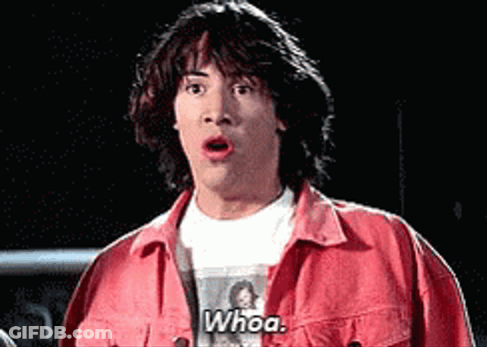 Bill And Ted Keanu Reeves Whoa GIF