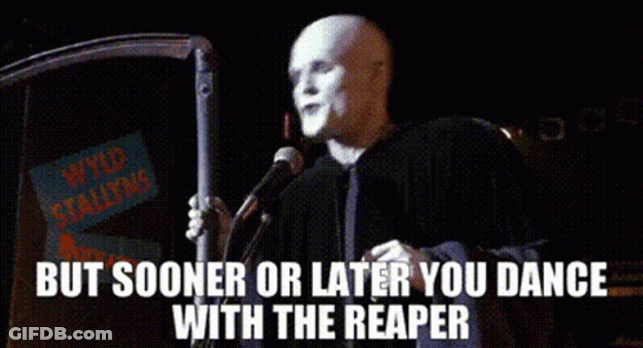 Bill And Ted You Dance With The Reaper GIF