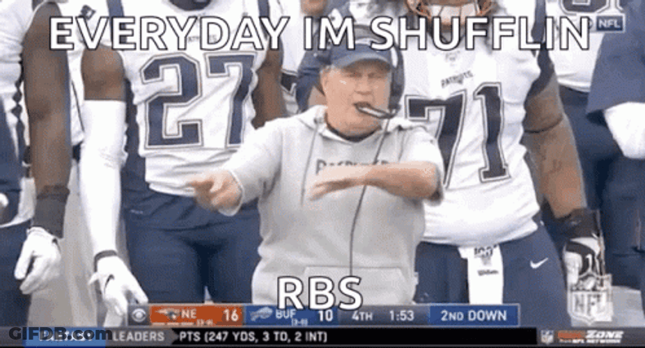 Bill Belichick Everyday Im Shufflin GIF