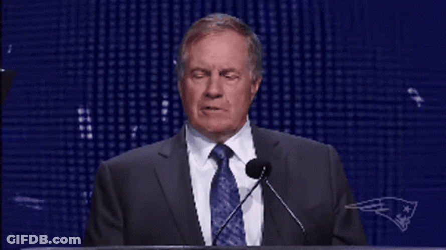 Bill Belichick Interview GIF