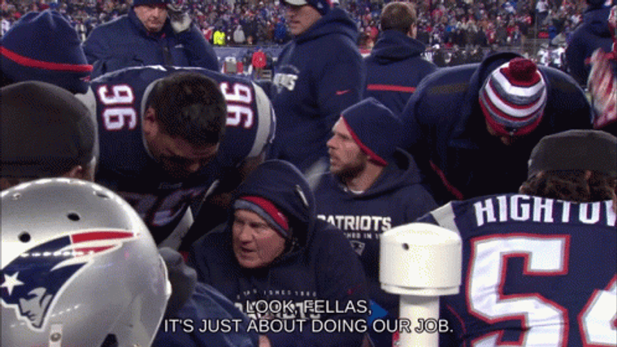Bill Belichick Look Fellas GIF