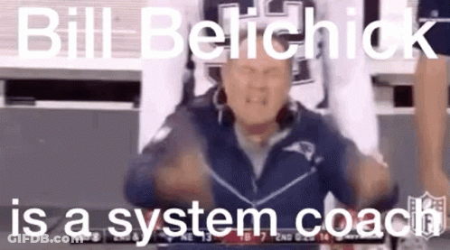 Bill Belichick System Coach Hands Up GIF
