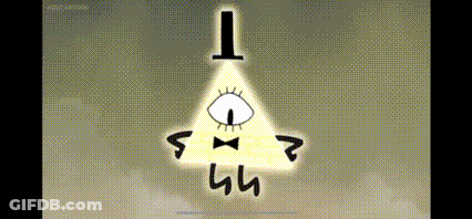 Bill Cipher Cartoon GIF