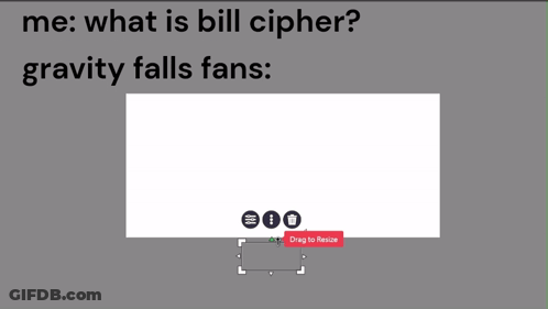 Bill Cipher From Gravity Falls GIF