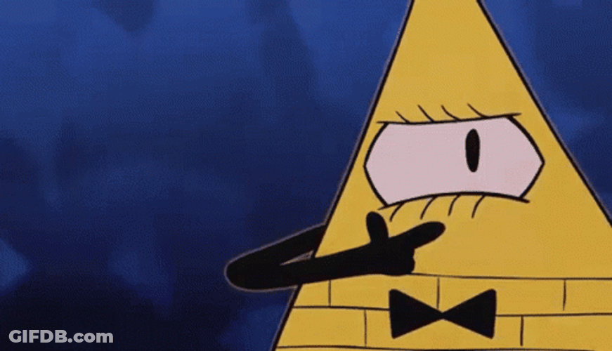 Bill Cipher Got Annoyed In Gravity Falls GIF
