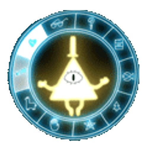 Bill Cipher Hologram Gravity Falls GIF