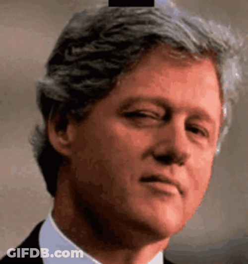Bill Clinton Filter Eyeglasses GIF