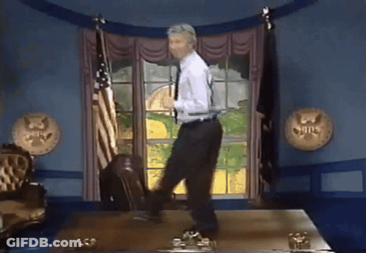 Bill Clinton Funny Dance GIF