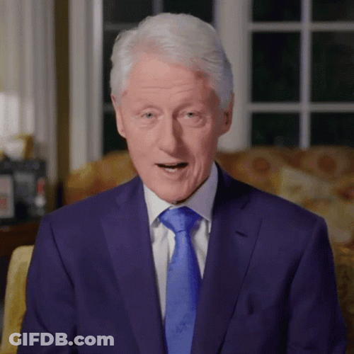 Bill Clinton Our Choice Is Joe Biden GIF