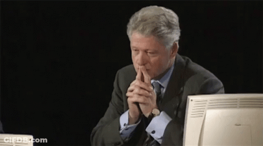 Bill Clinton Praying GIF