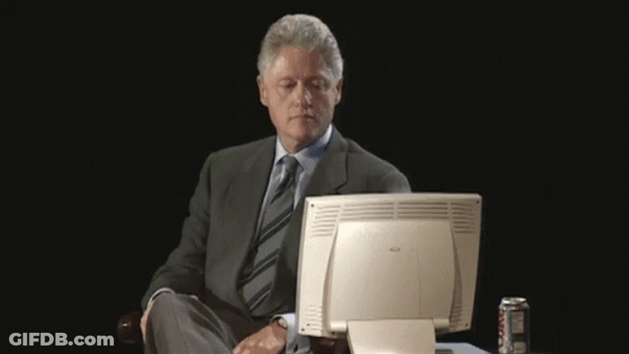 Bill Clinton Tag Computer GIF