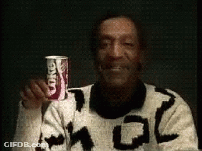 Bill Cosby Having A Drink GIF