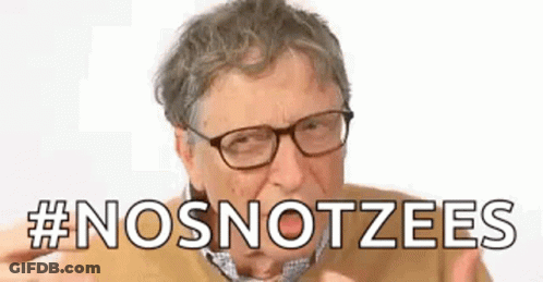 Bill Gates In Glasses Making Funny Face GIF