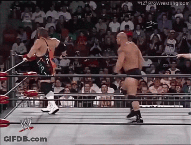 Bill Goldberg Amazing Back Flip GIF
