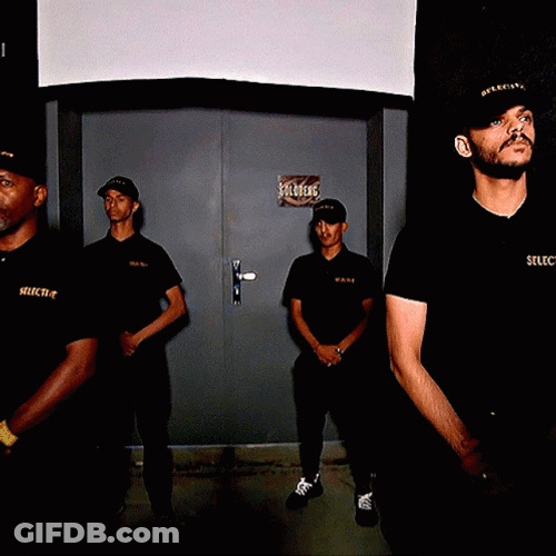 Bill Goldberg Exiting Room GIF