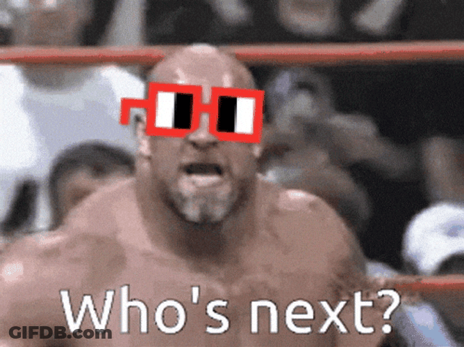 Bill Goldberg Funny Shades Face App GIF