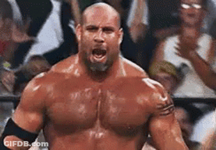 Bill Goldberg Intense Reaction GIF
