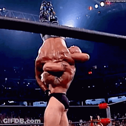 Bill Goldberg Jackhammer Hulk Hogan GIF