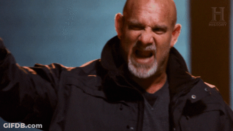 Bill Goldberg Provoking Side Pointing GIF
