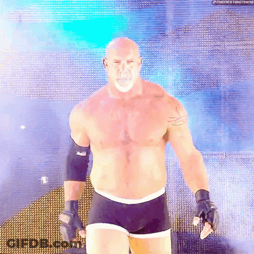 Bill Goldberg Shadow Punch GIF