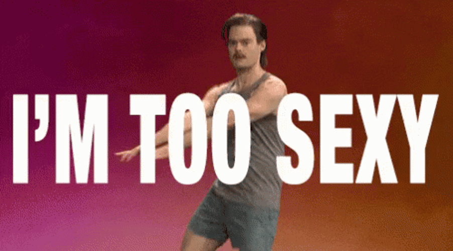 Bill Hader Dance I'm To Sexy GIF