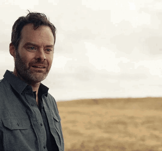 Bill Hader Holding A Gun GIF