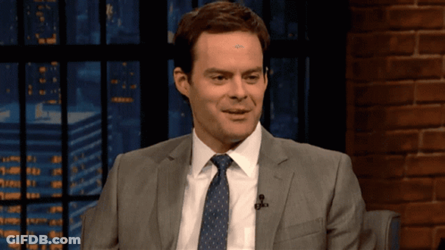 Bill Hader Laughing GIF